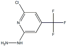 2-chloro-6-hydrazino-4-(trifluoromethyl)pyridine Structure