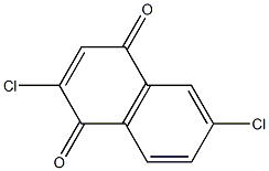2,6-Dichloro-1,4-naphthoquinone Structure