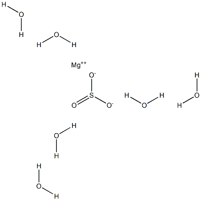 Magnesium sulfite hexahydrate Structure
