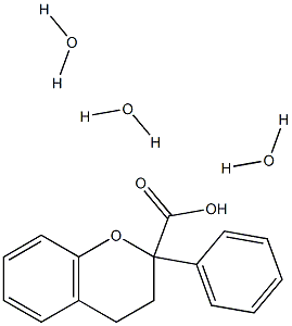 Flavianic acid trihydrate Structure
