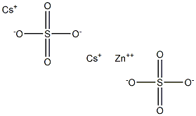 Cesium zinc sulfate Structure