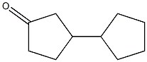 3-Cyclopentylcyclopentanone Structure