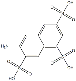 6-Amino-1,3,7-naphthalenetrisulfonic acid Structure
