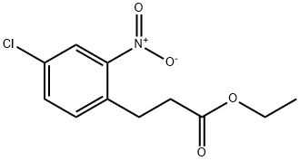 Ethyl 3-(4-Chloro-2-nitrophenyl)propanoate Structure