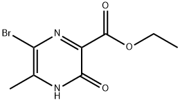 ethyl 6-bromo-3-hydroxy-5-methylpyrazine-2-carboxylate Structure