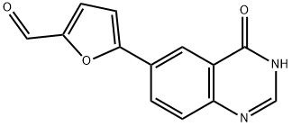 5-(4-Hydroxy-6-quinazolinyl)furan-2-carbaldehyde Structure
