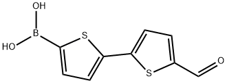 5-(5-Formyl-2-thienyl)-2-thiopheneboronic Acid Structure