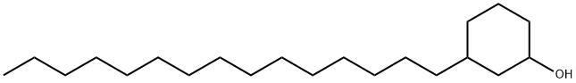 Cyclohexanol, 3-pentadecyl- Structure