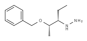 Hydrazine, [1-ethyl-2-(phenylmethoxy)propyl]-,[S-(R*,R*)]-(9CI) Structure
