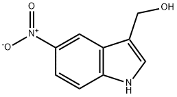 1H-Indole-3-methanol, 5-nitro- Structure