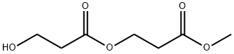 Propanoic acid, 3-hydroxy-, 3-methoxy-3-oxopropyl ester Structure