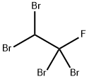 Ethane, 1,1,2,2-tetrabromo-1-fluoro- Structure