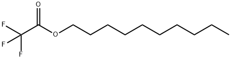 Acetic acid, 2,2,2-trifluoro-, decyl ester Structure