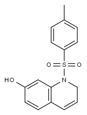 7-Quinolinol, 1,2-dihydro-1-[(4-methylphenyl)sulfonyl]- Structure