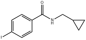 N-(Cyclopropylmethyl)-4-iodobenzamide Structure