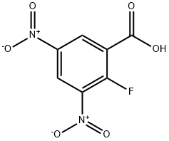 Benzoic acid, 2-fluoro-3,5-dinitro- Structure
