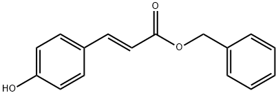 3-(4-Hydroxyphenyl)propenoic acid benzyl ester Structure