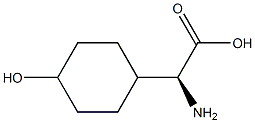 (S)-2-amino-2-(4-hydroxycyclohexyl)acetic acid Structure