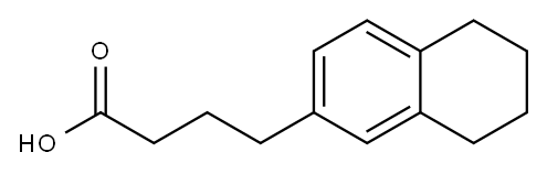 4-(5,6,7,8-tetrahydronaphthalen-2-yl)butanoic acid Structure