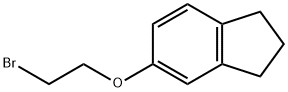 5-(2-bromoethoxy)-2,3-dihydro-1H-indene Structure
