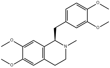 (R)-1-(3,4-dimethoxybenzyl)-6,7-dimethoxy-2-methyl-1,2,3,4-tetrahydroisoquinoline Structure