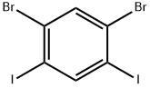 Benzene, 1,5-dibromo-2,4-diiodo- Structure