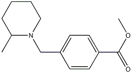 methyl 4-[(2-methylpiperidin-1-yl)methyl]benzoate Structure