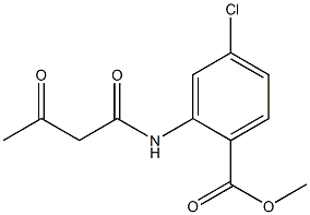 methyl 4-chloro-2-(3-oxobutanamido)benzoate Structure