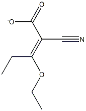 Ethyl(ethoxymethylene)cyanoacetate Structure