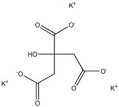 Potassium citrate Structure