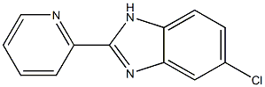 5-CHLORO-2-(2-PYRIDYL)BENZIMIDAZOLE Structure