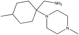 1-[4-METHYL-1-(4-METHYLPIPERAZIN-1-YL)CYCLOHEXYL]METHANAMINE Structure