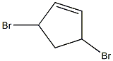 3,5-dibromocyclopentene Structure