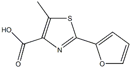 2-(2-FURYL)-5-METHYL-1,3-THIAZOLE-4-CARBOXYLIC ACID Structure