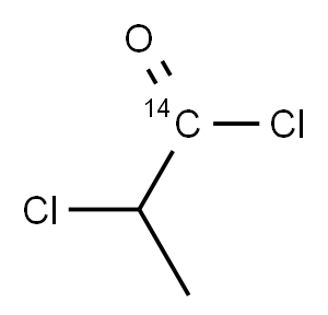 2-CHLOROPROPIONYL CHLORIDE [1-14C] Structure