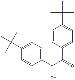1,2-bis(4-tert-butylphenyl)-2-hydroxyethanone Structure