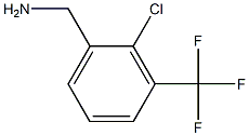 (2-chloro-3-(trifluoromethyl)phenyl)methanamine Structure