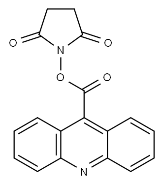 Succinimidyl acridine-9-carboxylate Structure