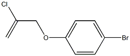 1-bromo-4-[(2-chloroprop-2-enyl)oxy]benzene Structure