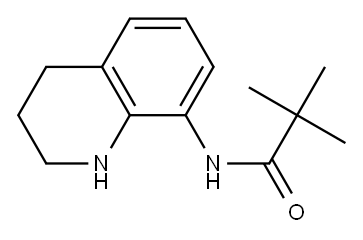 2,2-dimethyl-N-(1,2,3,4-tetrahydroquinolin-8-yl)propanamide Structure