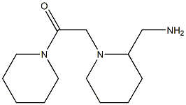 2-[2-(aminomethyl)piperidin-1-yl]-1-(piperidin-1-yl)ethan-1-one Structure