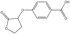 4-[(2-oxooxolan-3-yl)oxy]benzoic acid Structure