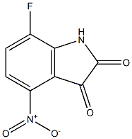 7-fluoro-4-nitro-1H-indole-2,3-dione Structure
