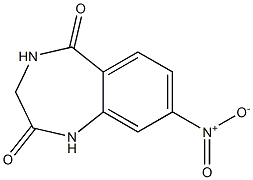 8-nitro-3,4-dihydro-1H-benzo[e][1,4]diazepine-2,5-dione Structure