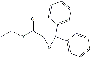 3,3-Diphenyloxirane-2-carboxylic acid ethyl ester Structure