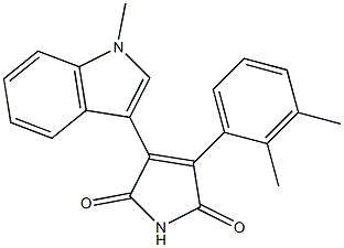 3-(1-Methyl-1H-indol-3-yl)-4-(2,3-dimethylphenyl)-1H-pyrrole-2,5-dione Structure