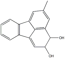 4,5-Dihydro-2-methylfluoranthene-4,5-diol Structure