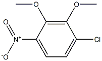 4-Chloro-2,3-dimethoxy-1-nitrobenzene Structure