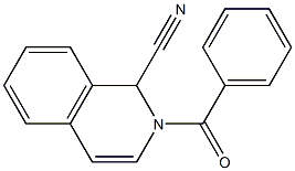 1,2-Dihydro-2-benzoylisoquinoline-1-carbonitrile Structure