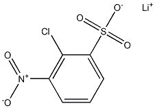 2-Chloro-3-nitrobenzenesulfonic acid lithium salt Structure